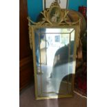 Reproduction French Style Wall Mirror, height 128cm