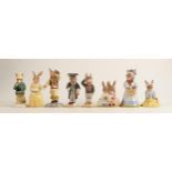 Royal Doulton Bunnykins figures to include Boy Skater, Anniversary Bunny, Be Prepared, Schoolmaster,