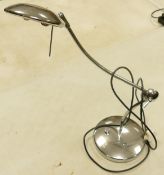 Heavy Chrome Articulated Tamble Lamp