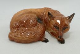 Beswick Curled fox