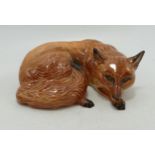 Beswick Curled fox