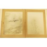 Charles Prosper Sainton (1861 - 1914) Two signed silver point etchings - From Titiana's Court &