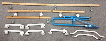 A collection of Disability Aids Wall Mounted Handles & balustrade's
