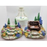 Plant Tuscan Pottery Ornamental Floral Garden Theme items together with similar hand decorated