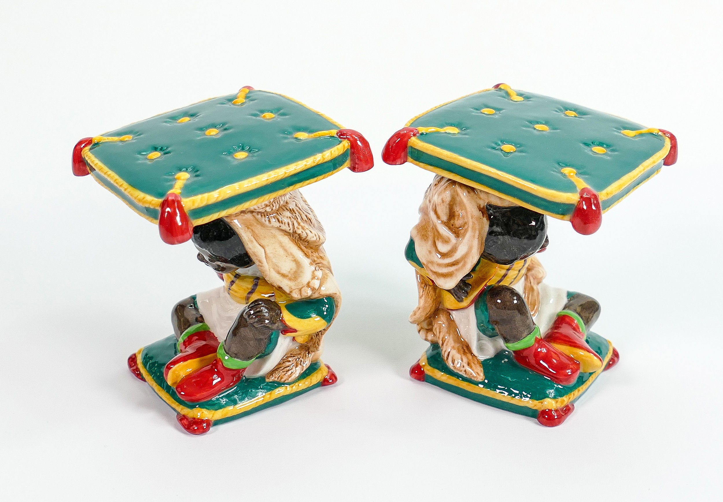 Pair of Minton Little Boy Garden Seats: Limited edition no.13, from the Minton in miniature - Image 4 of 5