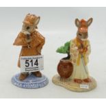 Royal Doulton Bunnykins figures Detective DB193 and Samurai DB208, both limited editions. (2)