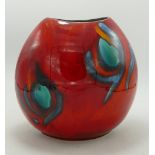 Poole Pottery Abstract Patterned Vase, height 19cm