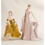 Coalport lady figures Fair Isobell, limited edition and Josephine