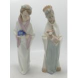 Lladro Small Child figures including Prince & Princess 4674(2)