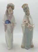 Lladro Small Child figures including Prince & Princess 4674(2)