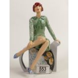 Peggy Davies Clarice Teatime figurine , artist original colourway 1/1 by Victoria Bourne