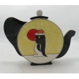 Lorna Bailey Christmas Penguin theme Teapot, height 22cm