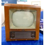 Antique Wooden Cased Bush Television