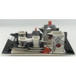 Lorna Bailey Ceramics Charles Rennie Mackintosh Mini Tea Set. Limited edition no.24/100. With