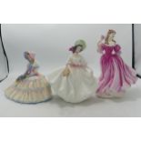 Royal Doulton Lady Figures Lauren HN3875, Daydreams Hn1731 & Sunday Best Hn2698(3)