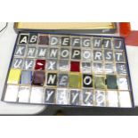 Boxed Retro Part Set of Travel Agents Display Board Letters