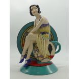 Kevin Francis / Peggy Davies Figure Young Clarice Cliff Renaissance, limited Edition of 900, with