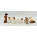 Beswick Small dogs to include Chihuahua 2454, Foxhound 2265, Cairn Terrier 2112, Jack Russell
