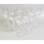 Boxed Ajka Crystal Cumbria Style Water Goblets x 6