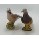 Beswick Jay 2417 & Pigeon ( broken tail feather) 1383(2)