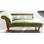 Edwardian Upholstered Chaise Lounge