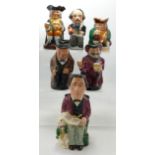 Royal Doulton Small Toby jugs to include Honest Measure, Sir John Falstaff, Happy John, Limited