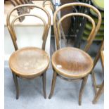 Two Bentwood Cafe Chairs(2)