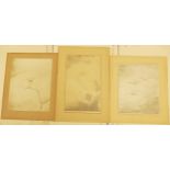 Charles Prosper Sainton (1861 - 1914) Three signed silver point etchings - two signed and titled