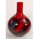 Royal Doulton Flambe Veined Vase 1618: height 25cm