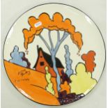 Lorna Bailey Large Chetwynd patterned Charger, diameter 34cm