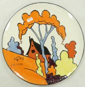 Lorna Bailey Large Chetwynd patterned Charger, diameter 34cm