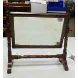 Mahogany framed Dressing Table Mirror, height 46cm