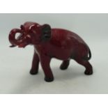 Royal Doulton Flambe Elephant, height 15cm