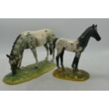 Royal Doulton Appaloosa and foal RDA32 (2)