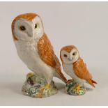 Beswick Barn Owls 1046 & 2096(2)