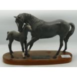 Beswick Connoisseur Black Beauty & Foal