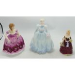 Coalport Lady Figures including Lily(boxed), Rosemary(seconds) & Rosalinda (3)