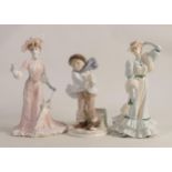 Coalport figures Beatrice at the Garden party, Lady Frances on the Grand tour and The boy (3)