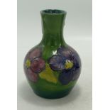 Moorcroft Anemone on Green Ground Vase, height 12cm