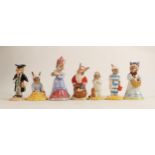 Royal Doulton Bunnykins figures to include Seaside, Sundial, Bedtime, Mother, Easter Parade,