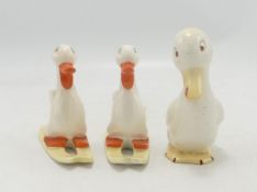Two Beswick Comical Ducks Skiing & similar item(3)