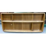 Ercol Light Coloured Plate Rack shelf, length 106.5cm & height 49cm