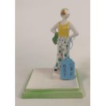 Wedgwood Clarice Cliff figural dish Lido Lady