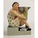 Peggy Davies Back in Time figurine , artist original colourway 1/1 by Victoria Bourne