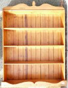 Modern Pine Bookcase