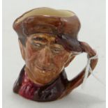 Royal Doulton miniature character jug Pearly Boy, painted in a different darker colourway.