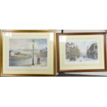 Two Large Anthony Forster Framed Prints titled Echoes of Etruria & Longton(2)