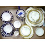 A mixed collection of items to include Royal Grafton Gilded Tea Ware, Imari decorated ironstone