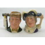 Royal Doulton Special edition Large Character Jugs The Auctioneer D6838 & Dick Whittington D6846(2)