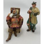 Royal Doulton Character Figures The Foaming Quart HN2162 (Repair to tankard) & The Laird HN2361(2)